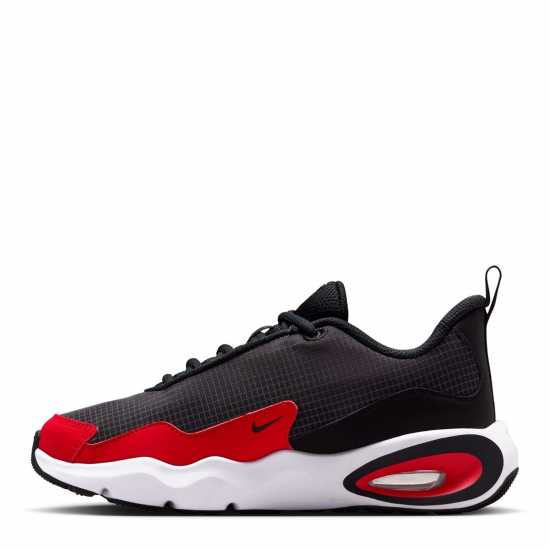Nike Юношески Обувки Air Max Nova Shoes Juniors Grey/Red Nike Юношески Обувки Air Max Nova Shoes Juniors Grey/Red
