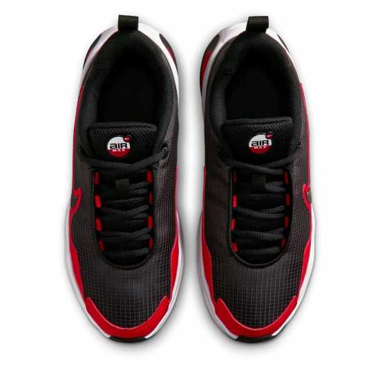 Nike Юношески Обувки Air Max Nova Shoes Juniors Grey/Red Nike Юношески Обувки Air Max Nova Shoes Juniors Grey/Red
