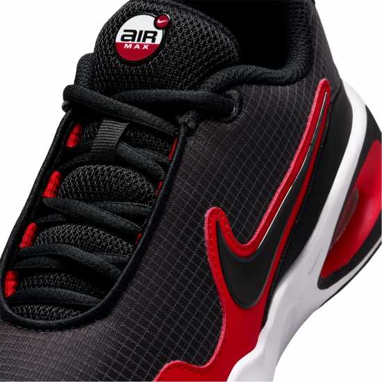 Nike Юношески Обувки Air Max Nova Shoes Juniors Grey/Red Nike Юношески Обувки Air Max Nova Shoes Juniors Grey/Red