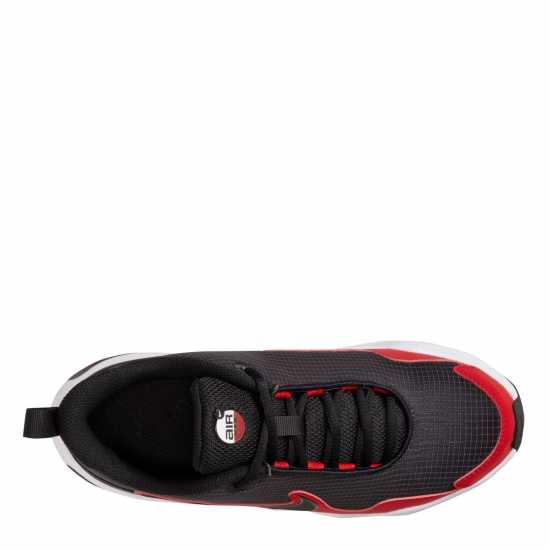Nike Юношески Обувки Air Max Nova Shoes Juniors Grey/Red Nike Юношески Обувки Air Max Nova Shoes Juniors Grey/Red