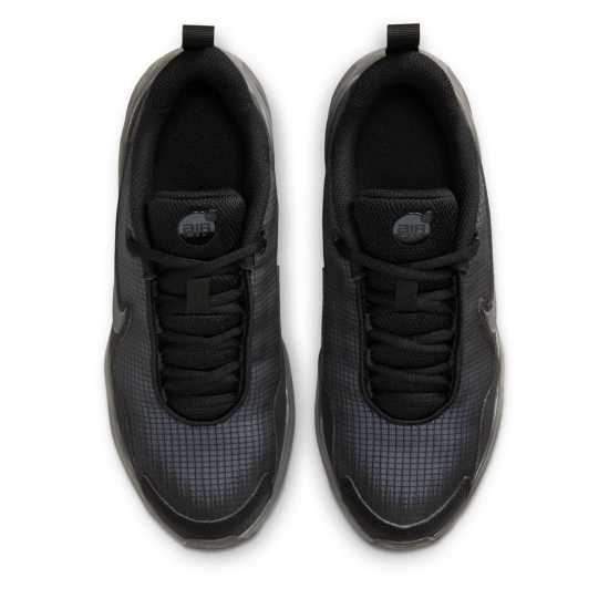 Nike Юношески Обувки Air Max Nova Shoes Juniors Triple Black 