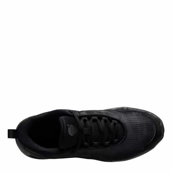 Nike Юношески Обувки Air Max Nova Shoes Juniors Triple Black 