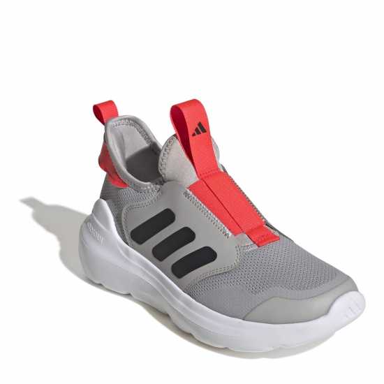 Adidas Юношески Обувки Tensaur Comfort Shoes Juniors Сиво/червено Adidas Юношески Обувки Tensaur Comfort Shoes Juniors Сиво/червено