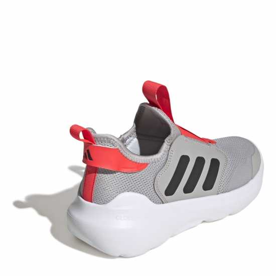 Adidas Юношески Обувки Tensaur Comfort Shoes Juniors Сиво/червено Adidas Юношески Обувки Tensaur Comfort Shoes Juniors Сиво/червено