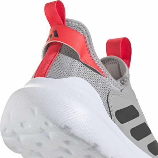 Adidas Юношески Обувки Tensaur Comfort Shoes Juniors Сиво/червено Adidas Юношески Обувки Tensaur Comfort Shoes Juniors Сиво/червено