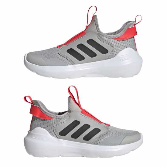 Adidas Юношески Обувки Tensaur Comfort Shoes Juniors Сиво/червено Adidas Юношески Обувки Tensaur Comfort Shoes Juniors Сиво/червено