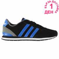 Adidas Маратонки За Момчета Jogger Nubuck Junior Boys Trainers Black/Blue/Wht Детски маратонки