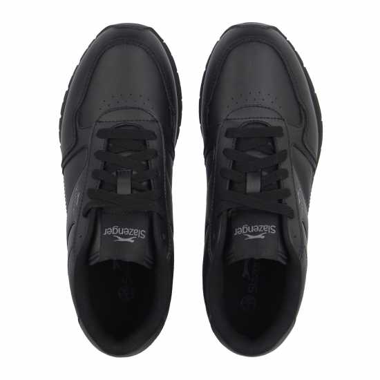 Slazenger Classic Trainers Juniors Черно/Тъмно сиво Детски маратонки