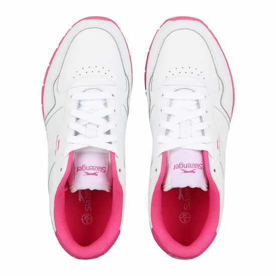 Детски маратонки Slazenger Classic Trainers Juniors Бяло/Церизе Slazenger Classic Trainers Juniors Бяло/Церизе Детски маратонки