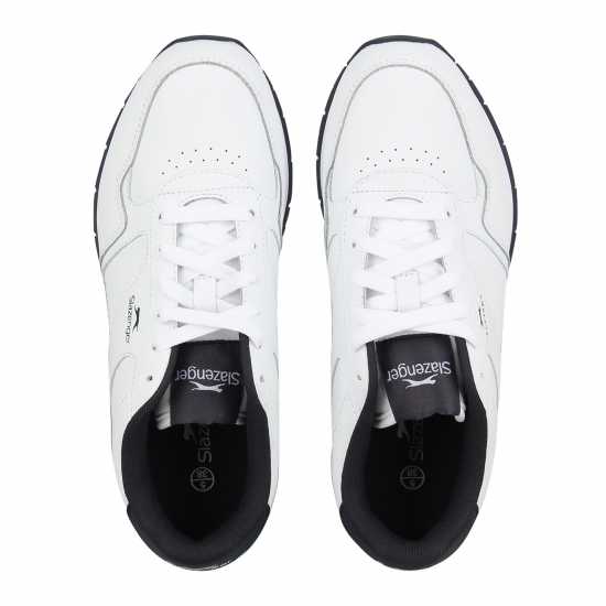 Детски маратонки Slazenger Classic Trainers Juniors Бяло/Морско синьо Slazenger Classic Trainers Juniors Бяло/Морско синьо Детски маратонки
