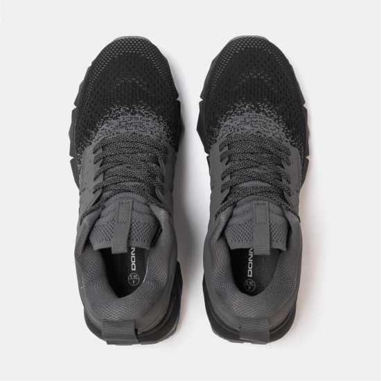 Donnay Knit Runner Junior Dark Grey/Black Donnay Knit Runner Junior Dark Grey/Black