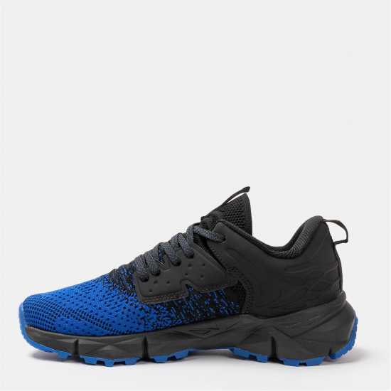 Donnay Knit Runner Junior Black/Royal 