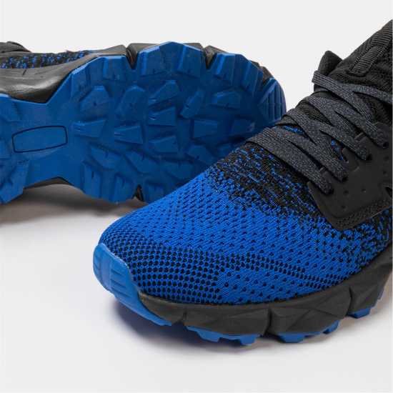 Donnay Knit Runner Junior Black/Royal 