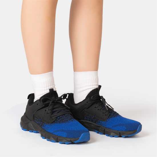 Donnay Knit Runner Junior Black/Royal 