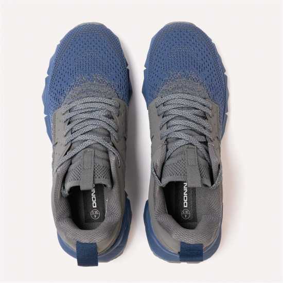 Donnay Knit Runner Junior Grey/Blue Donnay Knit Runner Junior Grey/Blue