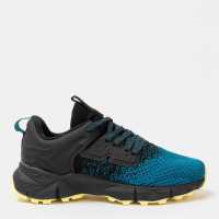 Donnay Knit Runner Junior Black/Blue 