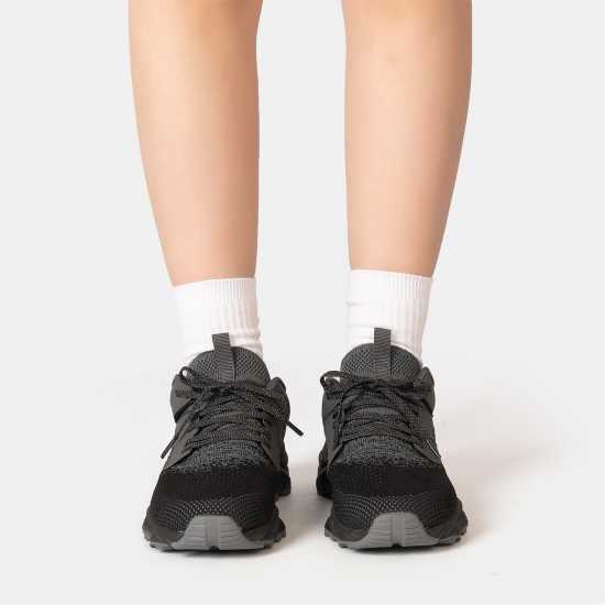 Donnay Knit Runner Junior Black/Grey 