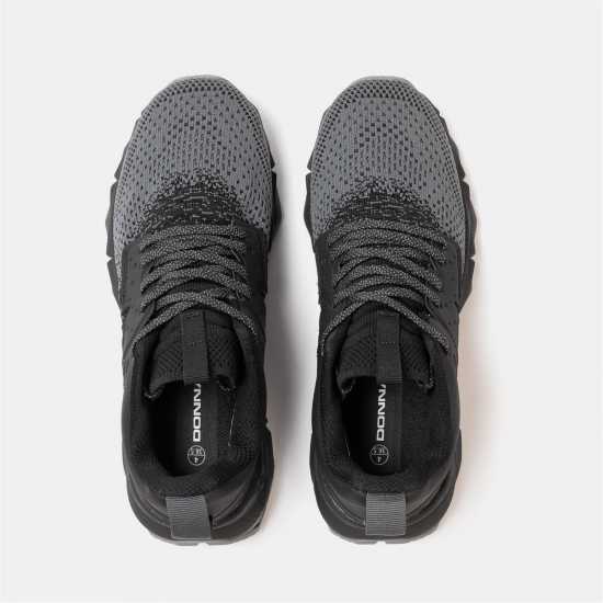 Donnay Knit Runner Junior Black/Grey 