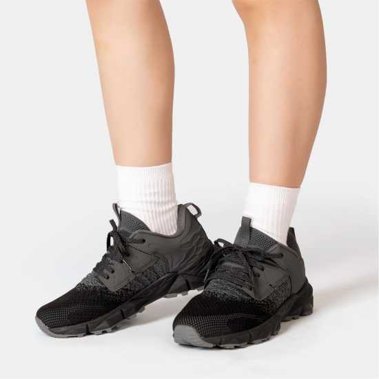 Donnay Knit Runner Junior Black/Grey 