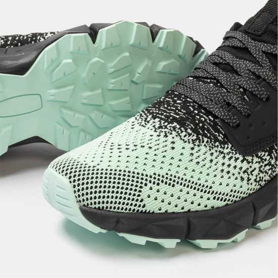 Donnay Knit Runner Junior Black/Mint Grn Donnay Knit Runner Junior Black/Mint Grn