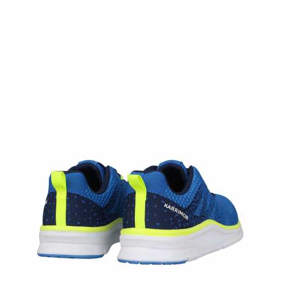 Karrimor Duma 6 Junior Boy Running Shoes Blue/Lime Детски маратонки