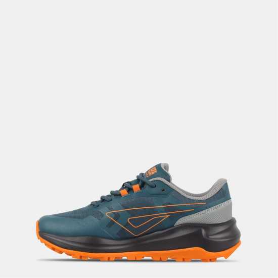 Karrimor Tempo Trail Trainers Boys Teal/Grey/Ornge Детски маратонки