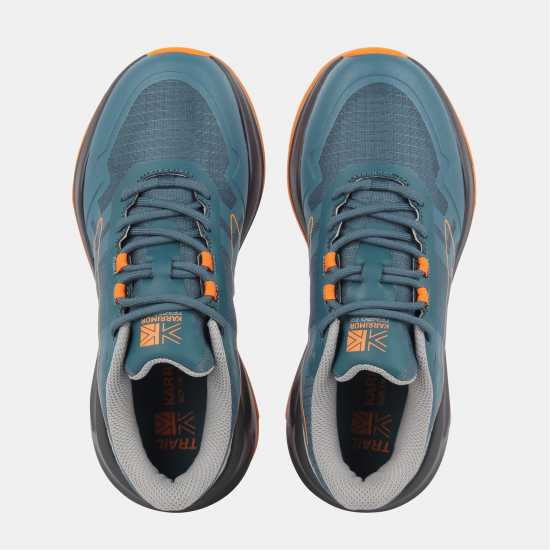 Karrimor Tempo Trail Trainers Boys Teal/Grey/Ornge Детски маратонки