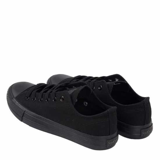 Soulcal Детски Платненки Low Junior Canvas Shoes Черно/Черно Детски маратонки