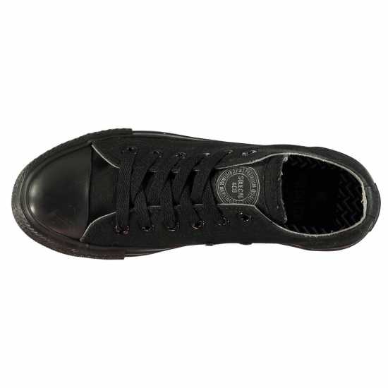 Soulcal Детски Платненки Low Junior Canvas Shoes Черно/Черно Детски маратонки