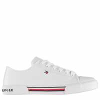Tommy Hilfiger Ниски Маратонки Tommy Canvas Low Trainers White 100 