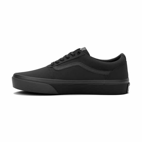 Vans Ward Canvas Trainers Juniors Черно/Черно Детски маратонки