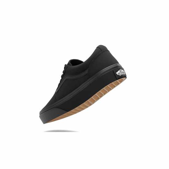 Vans Ward Canvas Trainers Juniors Черно/Черно Детски маратонки