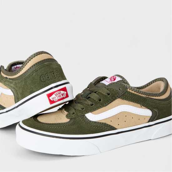Vans Kids' Rowley Classic Grape Leaf Canvas Trainers Vans Kids' Rowley Classic Grape Leaf Canvas Trainers