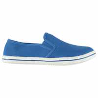 Slazenger Детски Платненки Slip On Junior Canvas Shoes Blue Детски маратонки