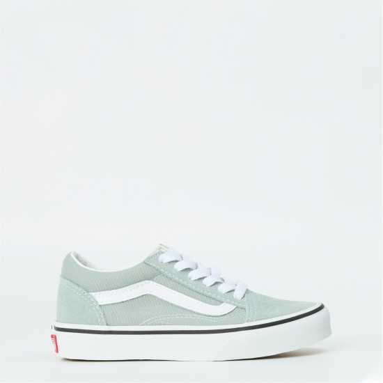 Vans Юношески Обувки Old Skool Shoes Junior Pure Grey EPO Vans Юношески Обувки Old Skool Shoes Junior Pure Grey EPO