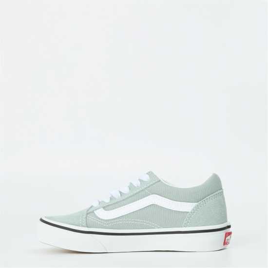 Vans Юношески Обувки Old Skool Shoes Junior Pure Grey EPO Vans Юношески Обувки Old Skool Shoes Junior Pure Grey EPO