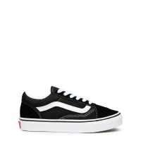 Vans Юношески Обувки Old Skool Shoes Junior Black/White 