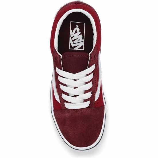 Vans Юношески Обувки Old Skool Shoes Junior Burgundy BRD Vans Юношески Обувки Old Skool Shoes Junior Burgundy BRD
