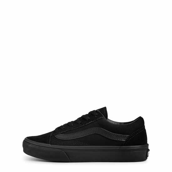 Vans Юношески Обувки Old Skool Shoes Junior Black/Black Vans Юношески Обувки Old Skool Shoes Junior Black/Black