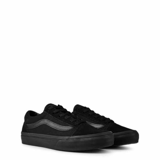 Vans Юношески Обувки Old Skool Shoes Junior Black/Black Vans Юношески Обувки Old Skool Shoes Junior Black/Black