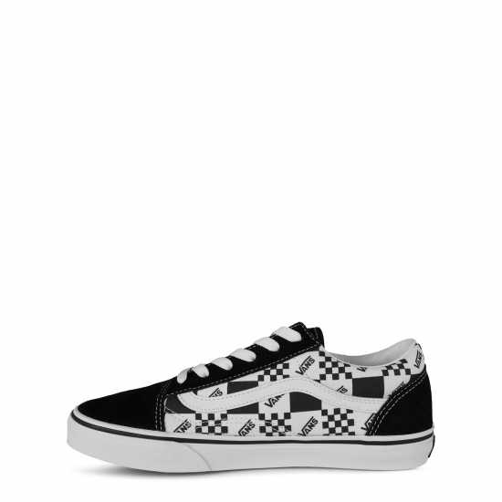 Vans Юношески Обувки Old Skool Shoes Junior Black/White Vans Юношески Обувки Old Skool Shoes Junior Black/White