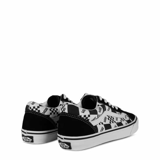 Vans Юношески Обувки Old Skool Shoes Junior Black/White Vans Юношески Обувки Old Skool Shoes Junior Black/White