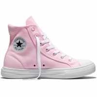 Converse Kids' Canvas High-Top Trainers Bloom/White Converse Kids' Canvas High-Top Trainers Bloom/White