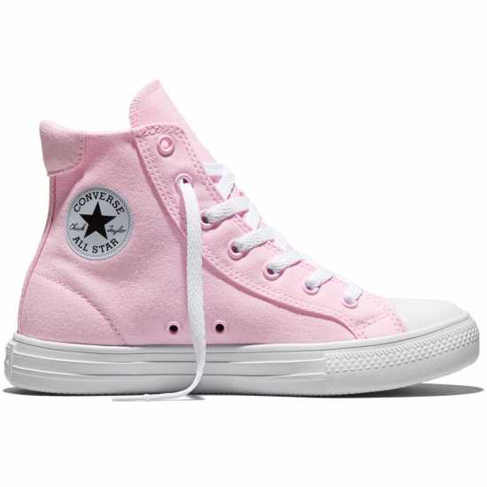 Converse Kids' Canvas High-Top Trainers Bloom/White Converse Kids' Canvas High-Top Trainers Bloom/White