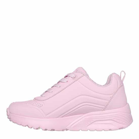 Детски маратонки Skechers Monochromatic Lace Up Sneaker W Qua Low-Top Trainers Girls Pink Skechers Monochromatic Lace Up Sneaker W Qua Low-Top Trainers Girls Pink Детски маратонки