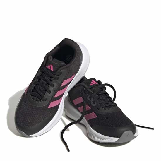 Adidas Момичешки Маратонки За Бягане Run Falcon 3 Junior Girls Running Shoes Black/Pink Детски маратонки