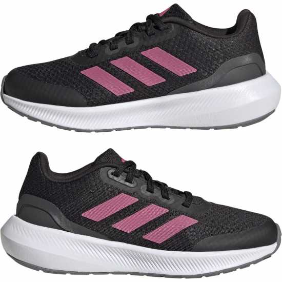 Adidas Момичешки Маратонки За Бягане Run Falcon 3 Junior Girls Running Shoes Black/Pink Детски маратонки