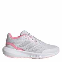 Adidas Момичешки Маратонки За Бягане Run Falcon 3 Junior Girls Running Shoes Grey/Pink Детски маратонки