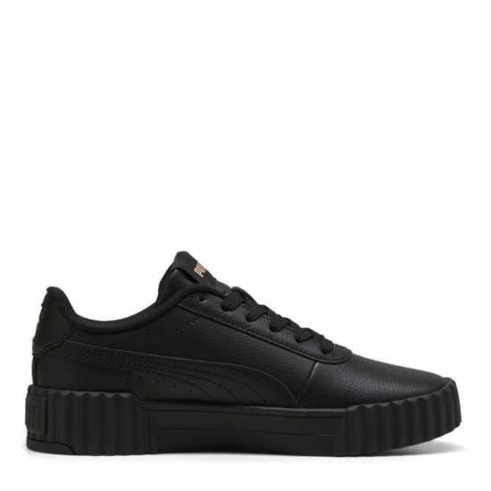 Puma Carina 3.0 Trainers Juniors Черно/Злато 