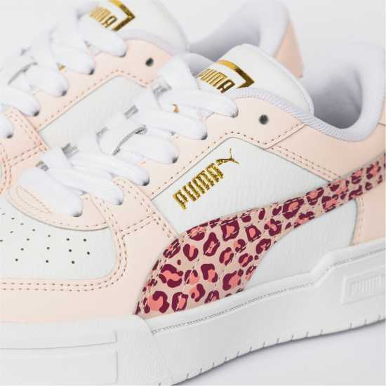 Puma Ca Pro Trainers Juniors Бяло/Леопард Puma Ca Pro Trainers Juniors Бяло/Леопард